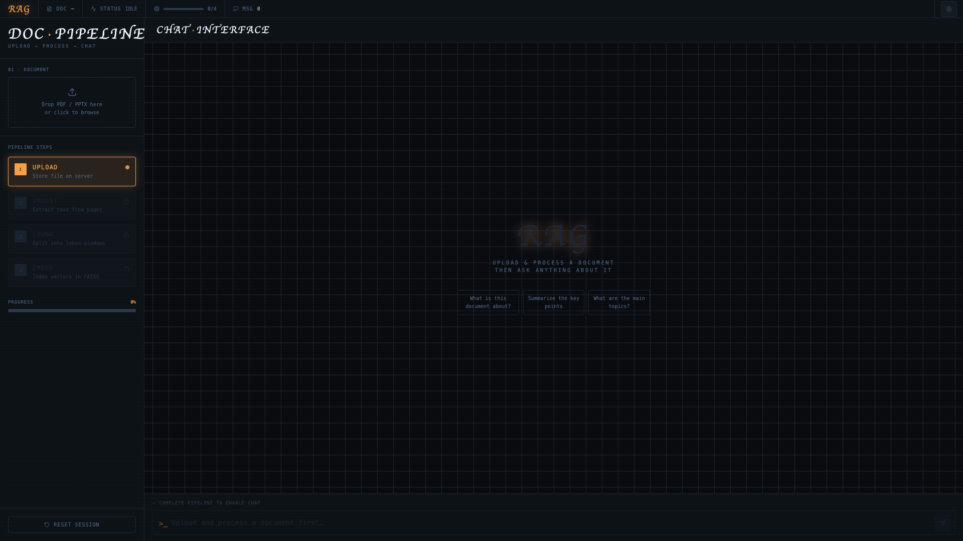 RAG AI Tutor screenshot